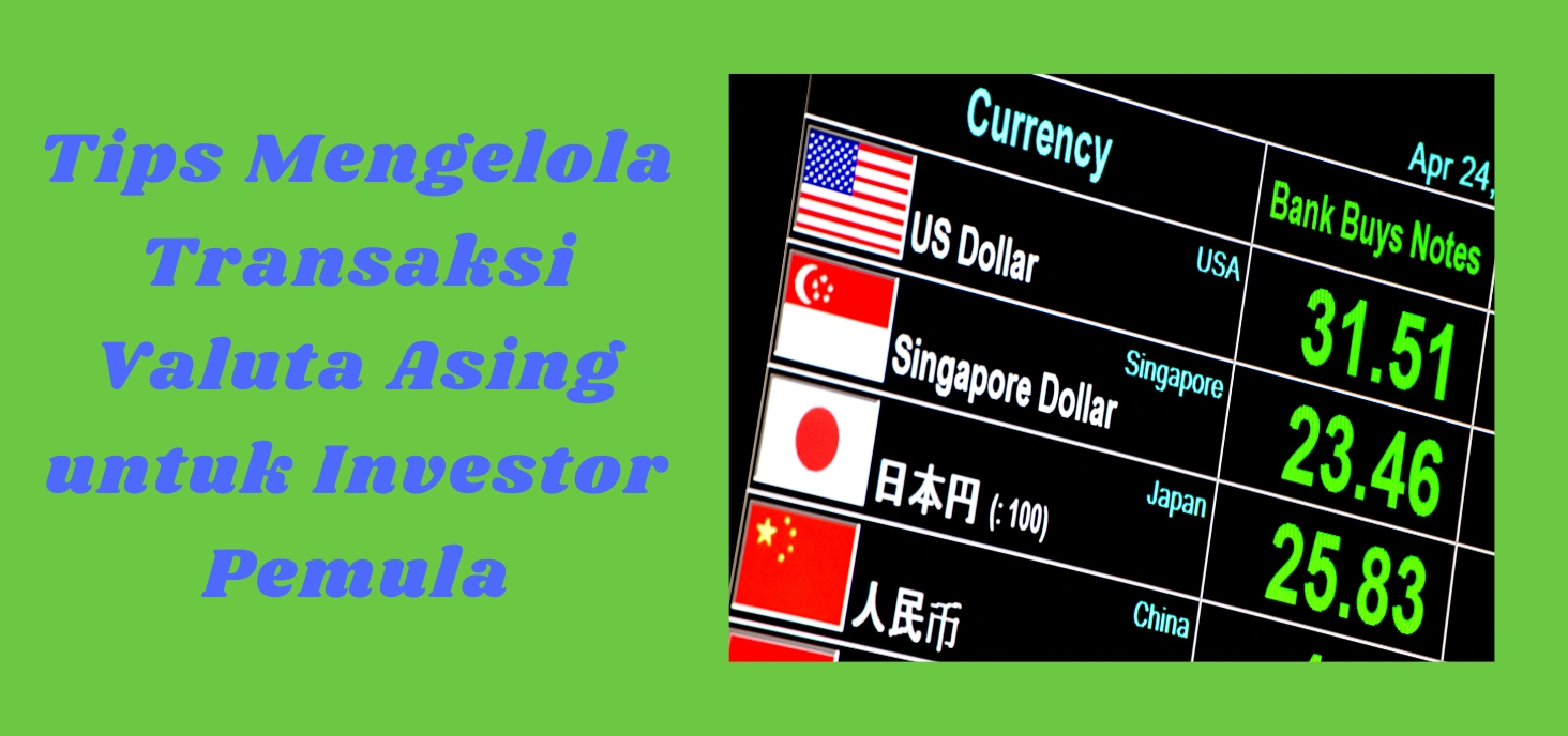 Tips Mengelola Transaksi Valuta Asing untuk Investor Pemula